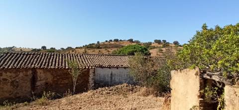 TERRENO COM PEQUENA RUÍNA EM CORTE DO PESO