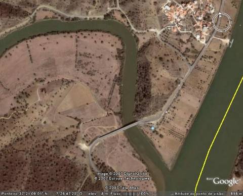 TERRENO COM 9.240 M2 COM FURO E ELETRICIDADE - JUNTO A FOZ E RIO GUADIANA - FOZ DE ODELEITE - ALGARVE