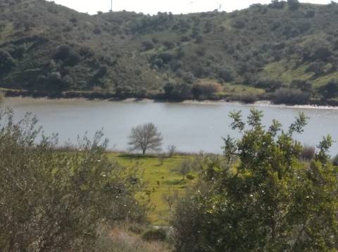 TERRENO COM 9.240 M2 COM FURO E ELETRICIDADE - JUNTO A FOZ E RIO GUADIANA - FOZ DE ODELEITE - ALGARVE