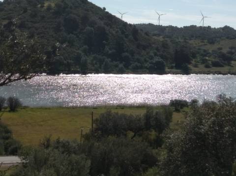 TERRENO COM 9.240 M2 COM FURO E ELETRICIDADE - JUNTO A FOZ E RIO GUADIANA - FOZ DE ODELEITE - ALGARVE