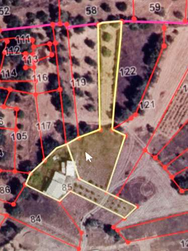 TERRENO RUSTICO COM 1.680 M2 EM FORTES - ODELEITE - CASTRO MARIM - ALGARVE