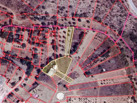 TERRENO RUSTICO COM 1.680 M2 EM FORTES - ODELEITE - CASTRO MARIM - ALGARVE