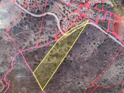 TERRENO RUSTICO COM 10.320 M2 PRÓXIMO A ALMADA D'OURO EM CASTRO MARIM - ALGARVE