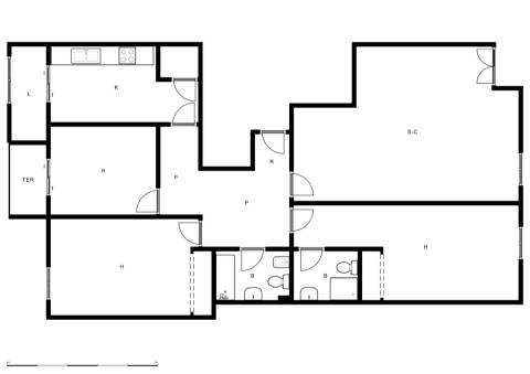 Apartamento T3 espaçoso no centro de Tavira com garagem box!