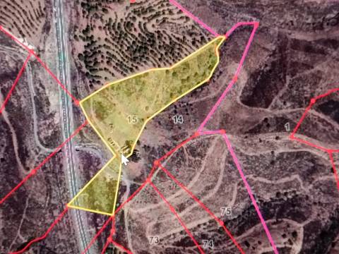 TERRENO COM RUINAS COM 14.040M2 - VISTA MAR E RIO - VALE FRIO - CASTRO MARIM - ALGARVE