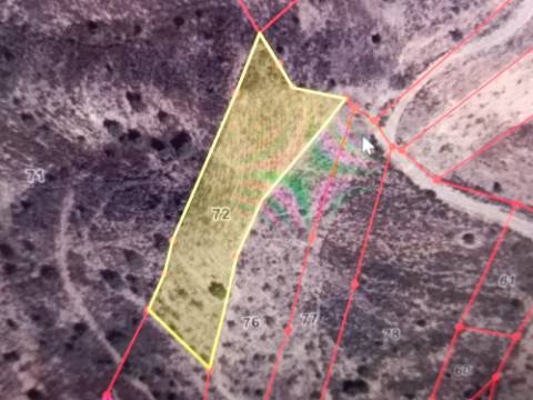 TERRENO RUSTICO COM 3.330 M2 VISTA LAGO PRÓXIMO AS QUEBRADAS EM CASTRO MARIM - ALGARVE