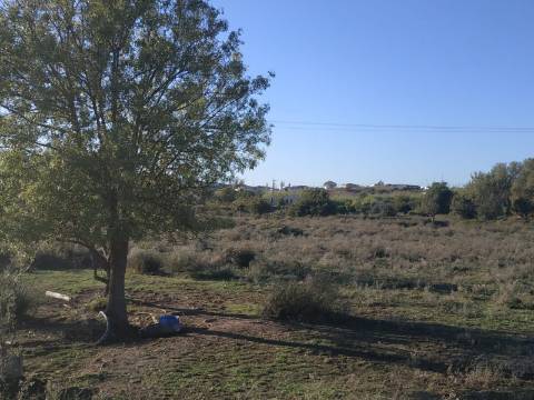 TERRENO COM RUINA - 4.960 M2 - COM NORA - ÁGUA DA BARRAGEM NA JUNQUEIRA EM CASTRO MARIM - ALGARVE