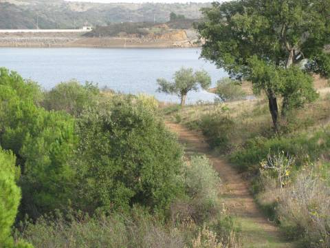 TERRENO COM 27.600 M2 - JUNTO AO LAGO - POSSIBILIDADE DE CONSTRUIR APOIO AGRICOLA - ALCARIAS GRANDES - CASTRO MARIM - ALGARVE