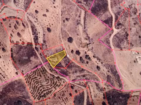 TERRENO COM 840 M2 - COM ÁRVORES - PRÓXIMO DA CORTE DO GAGO - CASTRO MARIM - ALGARVE