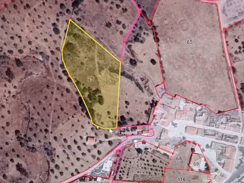 TERRENO COM 7.200 M2 - PRÓXIMO DA VILA ALDEIA - JUNTO AO CENTRO DO AZINHAL - CASTRO MARIM - ALGARVE