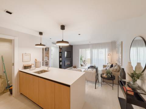 Apartamento T2 com Terraço e Piscina Comum em Isla de Canela