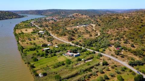 TERRENO RUSTICO COM 5.520 M2 - VISTA RIO GUADIANA - FOZ DE ODELEITE - CASTRO MARIM - ALGARVE