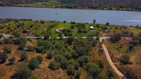 TERRENO RUSTICO COM 5.520 M2 - VISTA RIO GUADIANA - FOZ DE ODELEITE - CASTRO MARIM - ALGARVE