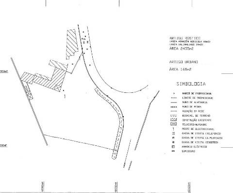 Terreno Urbano com casa antiga em Tavira