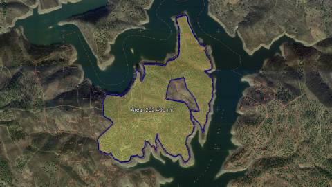 TERRENO COM 20 HECTARES - JUNTO AO LAGO - POSSIBILIDADE DE CONSTRUÇÃO - TURISMO - CORTE DO GAGO - CASTRO MARIM - ALGARVE