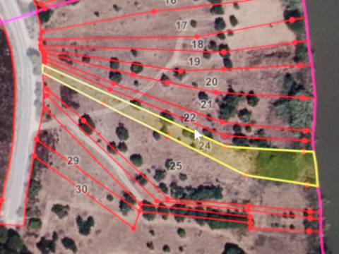 TERRENO RUSTICO COM 1.520 M2 - JUNTO AO RIO GUADIANA - ALCOUTIM - ALGARVE