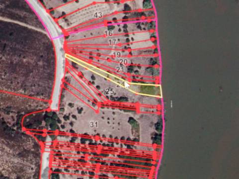 TERRENO RUSTICO COM 1.520 M2 - JUNTO AO RIO GUADIANA - ALCOUTIM - ALGARVE