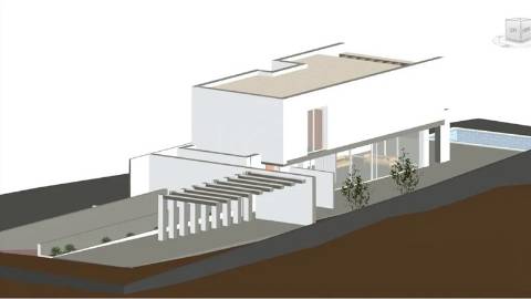 Moradia moderna de excelência T3 isolada com piscina e vistas deslumbrantes.