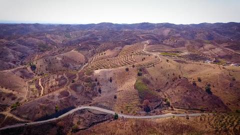 TERRENO RÚSTICO COM 5.920 M2 - BONS ACESSOS - CORTELHA - AZINHAL - CASTRO MARIM - ALGARVE