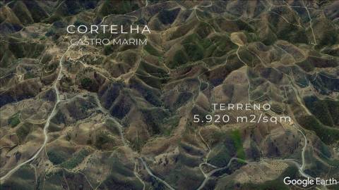 TERRENO RÚSTICO COM 5.920 M2 - BONS ACESSOS - CORTELHA - AZINHAL - CASTRO MARIM - ALGARVE