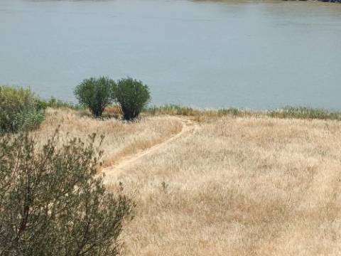 TERRENO COM 12.880 M2 - COM DUAS FRENTES: RIO E RIBEIRA - FOZ DE ODELEITE - CASTRO MARIM - ALGARVE