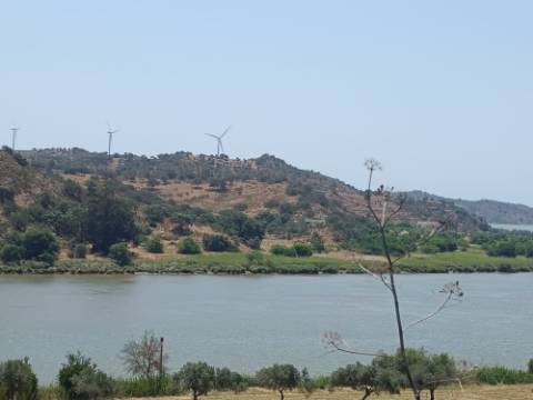 TERRENO COM 12.880 M2 - COM DUAS FRENTES: RIO E RIBEIRA - FOZ DE ODELEITE - CASTRO MARIM - ALGARVE