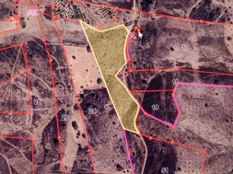 TERRENO COM 12.180 M2 - COM LICENÇA PARA FURO - PEDRA ARRANCADA - ALTURA - CASTRO MARIM - ALGARVE