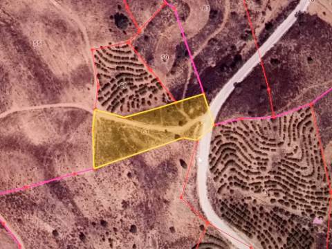 TERRENO RUSTICO COM 4.520 M2 - PRÓXIMO DA CORTE DO GAGO EM CASTRO MARIM - ALGARVE