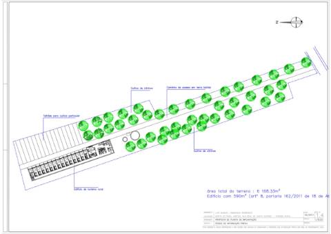 Terreno com Ruina na Hortas em Vila Real de Santo Antonio