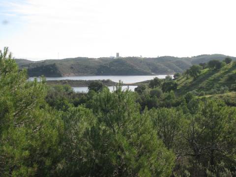 TERRENO RÚSTICO COM 10.480 M2 JUNTO A BARRAGEM DO BELICHE - ALCARIAS - AZINHAL - ALGARVE