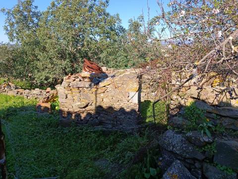 MORADIA EM PEDRA, RUINA COM TERRENO DE 230 M2 - BALURCOS - ALCOUTIM - ALGARVE