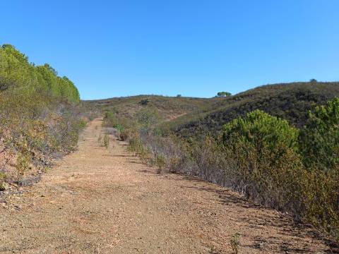 TERRENO COM 83.240 M2 - JUNTO A RIBEIRA DE ODELEITE - POSSIBILIDADE DE CONSTRUÇÃO RESIDENCIA E TURISMO EM GALAXES - VAQUEIROS - ALCOUTIM