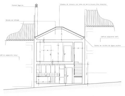 Moradia com Projeto Aprovado no Centro de Tavira