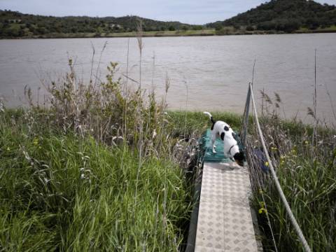 TERRENO COM 1.360 M2 - COM FURO - ÁGUA E ELETRICIDADE - JUNTO AO RIO GUADIANA - FOZ DE ODELEITE - CASTRO MARIM - ALGARVE