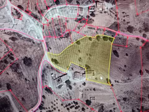 RUÍNA COM TERRENO E VISTA MAR NO MAGOITO EM ODELEITE - CASTRO MARIM