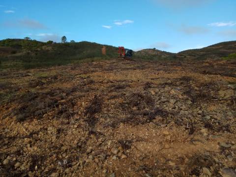 TERRENO RÚSTICO COM 7880 M2 JUNTO A BARRAGEM DO BELICHE - AZINHAL - CASTRO MARIM - ALGARVE - PORTUGAL