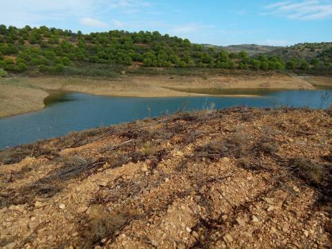 TERRENO RÚSTICO COM 7880 M2 JUNTO A BARRAGEM DO BELICHE - AZINHAL - CASTRO MARIM - ALGARVE - PORTUGAL