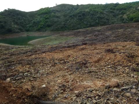 TERRENO RÚSTICO COM 7880 M2 JUNTO A BARRAGEM DO BELICHE - AZINHAL - CASTRO MARIM - ALGARVE - PORTUGAL