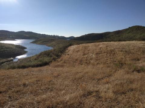 TERRENO RÚSTICO COM 7880 M2 JUNTO A BARRAGEM DO BELICHE - AZINHAL - CASTRO MARIM - ALGARVE - PORTUGAL