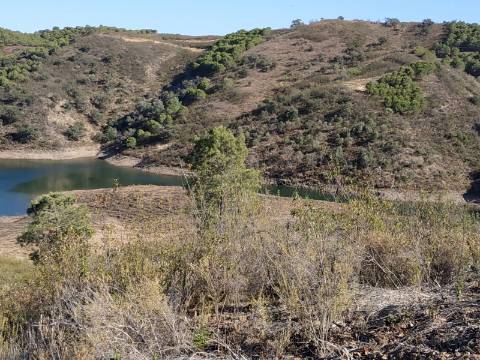 TERRENO RÚSTICO COM 7880 M2 JUNTO A BARRAGEM DO BELICHE - AZINHAL - CASTRO MARIM - ALGARVE - PORTUGAL