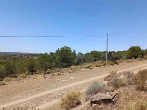 TERRENO RUSTICO COM 12.200 M2 - AGUA E LUZ - PRÓXIMO A FOZ DE ODELEITE - ODELEITE - CASTRO MARIM - ALGARVE