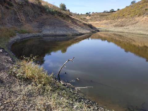 TERRENO MISTO COM 1.200 M2 ÁREA URBANA E 12.7 HECTARES DE TERRENO COM LAGO PRIVADO EM BOTELHAS - CASTRO MARIM