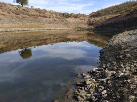 TERRENO MISTO COM 1.200 M2 ÁREA URBANA E 12.7 HECTARES DE TERRENO COM LAGO PRIVADO EM BOTELHAS - CASTRO MARIM