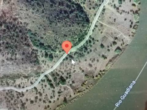 TERRENO RUSTICO COM 760 M2 JUNTO AO RIO GUADIANA - PONTAL - ALCOUTIM