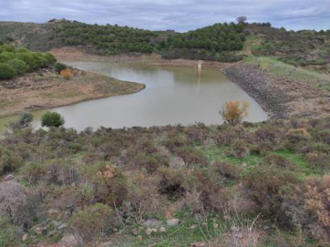 TERRENO COM 36.640 M2 - JUNTO AO LAGO - POSSIBILIDADE DE CONSTRUÇÃO ARMAZÉM - PISA BARRO - CASTRO MARIM - ALGARVE