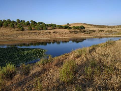 TERRENO COM 53.520 M2 - VISTA MAR - COM LAGO - POSSIBILIDADE DE CONSTRUIR - CAMPEIROS - CASTRO MARIM - ALGARVE