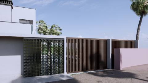 Moradia Isolada em construção com 4 suites de R/C e 1º piso com piscina e logradouro, garagem para 2 carros