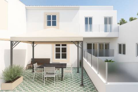 Encantador apartamento T2 com 89 m2 em um edifício Pombalino de grande valor histórico.