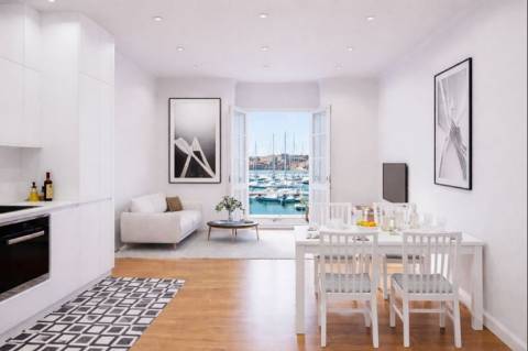 Encantador apartamento T2 com 89 m2 em um edifício Pombalino de grande valor histórico.