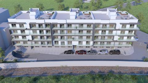 Apartamento T1 Novo com Piscina e garagem em empreendimento Sofisticado e elegante!